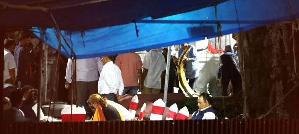 पशुपतिमा जलहरी : गर्भगृहको भुइँमा भेटियो थप ४३ तोला सुन
