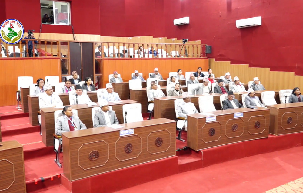 एमालेको अवरोधपछि कर्णाली प्रदेशसभा बैठक स्थगित
