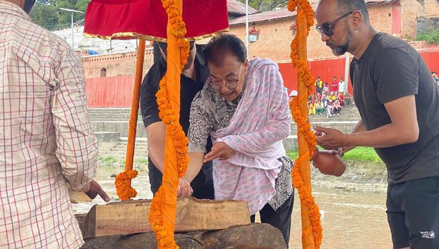 अभिनेता सारुक ताम्राकारको पशुपति आर्यघाटमा अन्त्येष्टि