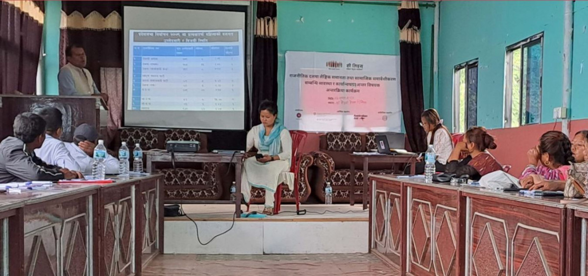 महिला तथा दलित जनप्रतिनिधि गुनासो, ‘योजना निर्माणमा आफूहरुलाई सहभागी गराउँदैनन् ’