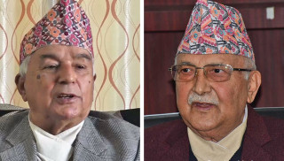 राष्ट्रपति पौडेल र एमाले अध्यक्ष ओलीबीच भेटवार्ता