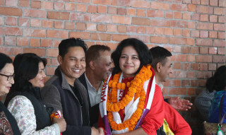 पारा खेलकुदमा नेपाललाई पदक दिलाएकी पलेशा गोवर्धन स्वदेश फिर्ता