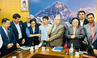 तिहारलगत्तै चितवनको निर्माणाधीन गौतमबुद्ध क्रिकेट रंगशालाकाे काम अघि बढ्ने