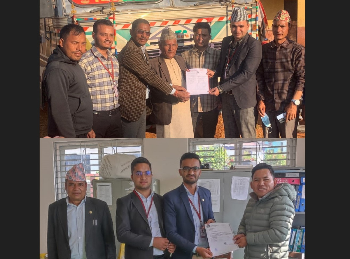 हिमालयन बैंकद्वारा भूकम्प पीडितलागि २१ लाख रुपैयाँ बराबरको राहत सामग्री सहयोग