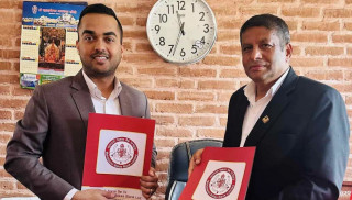 महालक्ष्मी विकास बैंकले महालक्ष्मी स्वस्तिक बगैँचाको मर्मत गर्ने