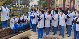 त्रिवि शिक्षण अस्पतालका कर्मचारी आन्दोलित