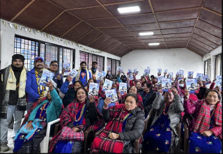 अन्नपुर्ण आधार शिविरमा माछापच्छ्रे बैंकको वित्तीय तथा डिजिटल साक्षरता कार्यक्रम