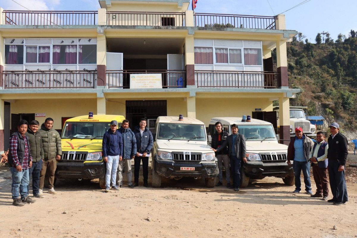 गोरखाको गण्डकी गाउँपालिकामा गर्भवती तथा सुत्केरी महिलाहरुलाई नि:शुल्क एम्बुलेन्स सेवा शुरु