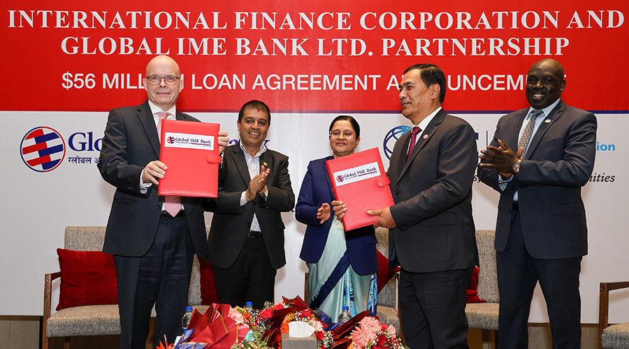 ग्लोबल आइएमई बैंकलाई आईएफसीको साढे सात अर्ब ऋण, लैङ्गिक तथा जलवायु फाइनान्सिङमा परिचालन गर्ने