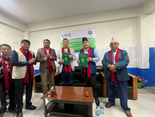 कामना सेवाद्वारा पोखरा विश्वविद्यालयलाई स्वास्थ्य प्रयोगशाला हस्तान्तरण  