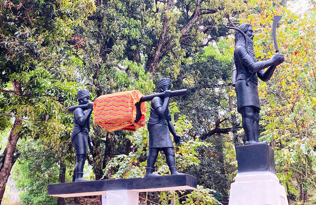 बागलुङको प्रसिद्ध कालिका मन्दिर स्थापनाको ऐतिहासिकता झल्काउने प्रतिमा