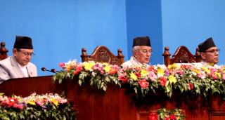 राष्ट्रपतिद्वारा सरकारको नीति तथा कार्यक्रम प्रस्तुत 