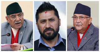 प्रधानमन्त्री प्रचण्ड, गृहमन्त्री रवि र ओली सघन छलफलमा, सरकारबाट बाहिरिँदै हो रास्वपा ? 