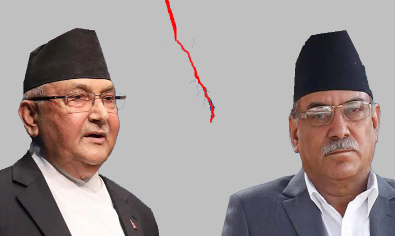 ओलीको जन्मथलो तेह्रथुम जाँदै प्रचण्ड