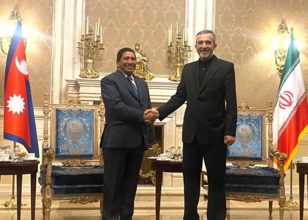 परराष्ट्रमन्त्री श्रेष्ठ र इरानका कार्यवाहक विदेशमन्त्री बगेरीबीच भेटवार्ता