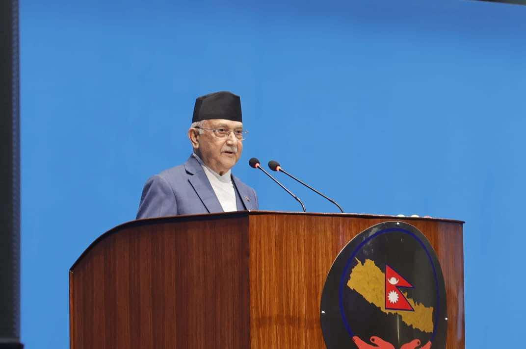 यस्तो छ प्रधानमन्त्री ओलीको सम्बोधनको पूर्णपाठ (पूर्णपाठ)