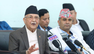 प्रम ओलीले खेलाडीलाई उक्साउँदै भने– राष्ट्रिय एकता भँडुवाविरुद्ध प्रतिवादमा उत्रिनू 