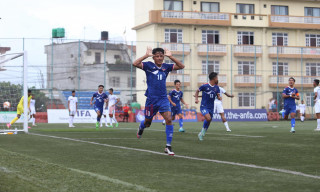 साफ यू-२० च्याम्पियनसिप : बंगलादेशविरुद्ध नेपाललाई सुरुवातमै दुई गोलको अग्रता