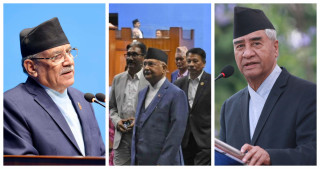 प्रधानमन्त्री ओली र प्रचण्ड संसद् बैठकमा, महामन्त्रीद्वय थापा र शर्माको प्रस्तावले तनाबमा देउवा