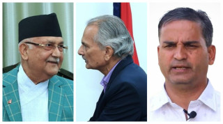 ओली र बाबुराम भेटले कांग्रेस–एमाले सत्ताको कोपभाजनमा परेका फणीन्द्रको मन्त्रीपद सुरक्षित 