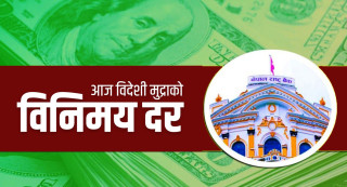 अमेरिकी डलरको मूल्य स्थिर, अन्य विदेशी मुद्रा दर कति?