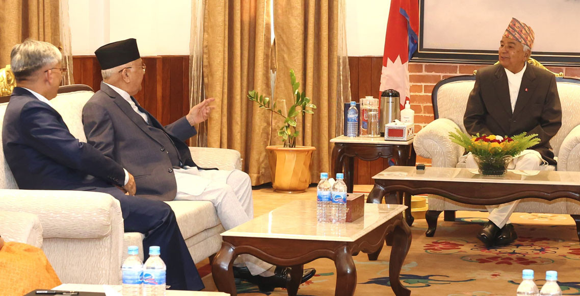 राष्ट्रसंघको महासभामा सहभागीबारे स्वदेश फर्केको ८ दिनपछि प्रधानमन्त्रीले गराए राष्ट्रपतिलाई जानकारी 