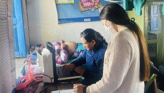 गोरखाको शहीद लखन गाउँपालिकामा गर्भवतीलाई निःशुल्क भिडियो एक्सरे सेवा