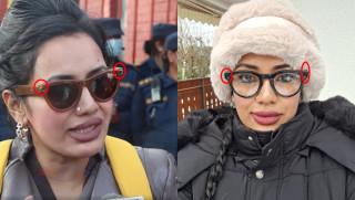 आशिका तामाङले यसरी खिच्थिन् चस्माबाट भिडिओ