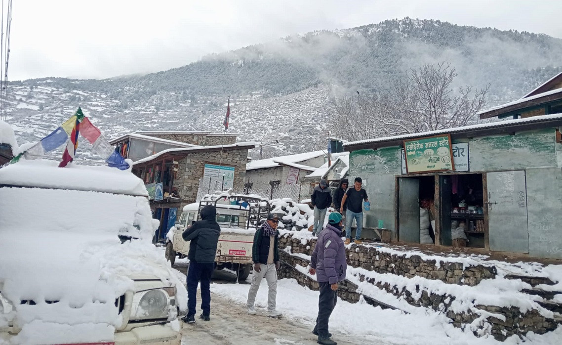 आज हिमाली भूभागमा हिमपातको पूर्वानुमान