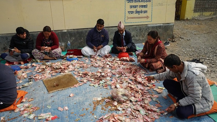 गलेश्वर मन्दिरमा ५१ लाख भेटी सङ्कलन