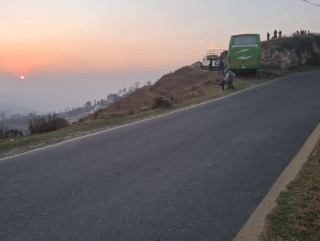 Tourists Flock to Nagarkot for Stunning Sunset Views