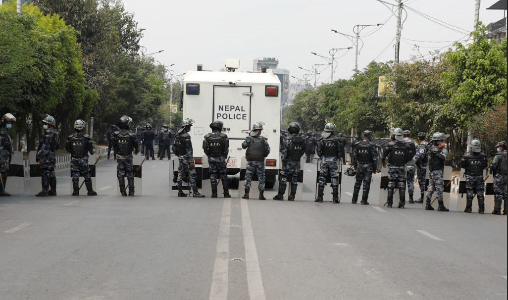 राप्रपाको प्रदर्शन : निषेधित क्षेत्रमा बढाइयो सुरक्षा, कहाँ कहाँ छ बढि प्रहरी  सतर्कता ?