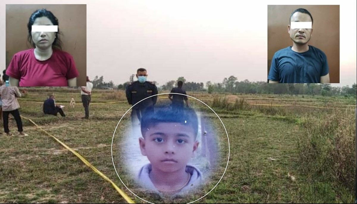 छोरा कसको हो भन्ने विषयमा  श्रीमान् - श्रीमतीबीच विवाद, हत्या गरेर आफैँ प्रहरीमा उजुरी दिन पुगिन् आमा