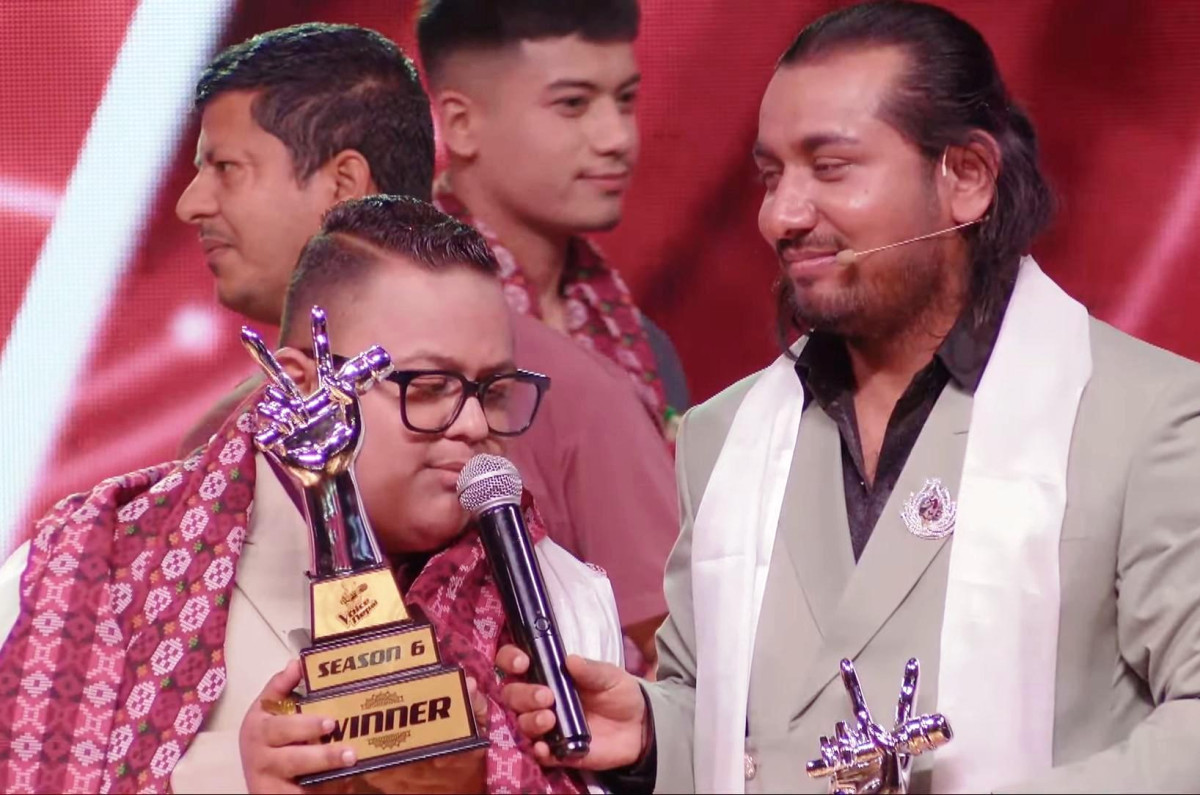 'द भोइस अफ नेपाल ६' को उपाधि प्रोसेस पाण्डेलाई