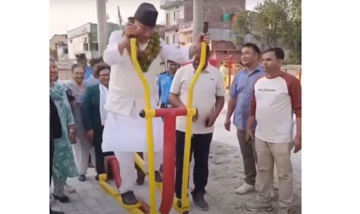 नेपालमा खुला व्यायामशालाको बढ्दो लोकप्रियता: प्रचण्डदेखि सर्वसाधारणसम्मको रोजाइ
