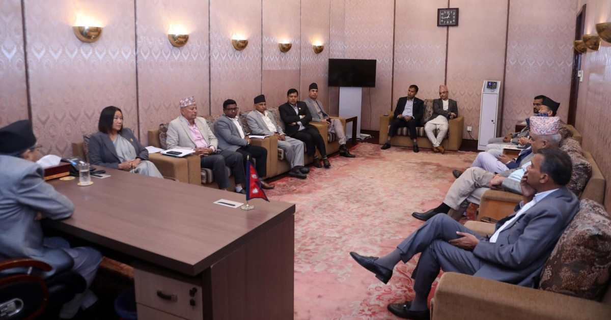 सभामुखको कार्यकक्षमा संसद् खुलाउन निरन्तर छलफल, गृहमन्त्रीको राजीनामा अडान कायमै