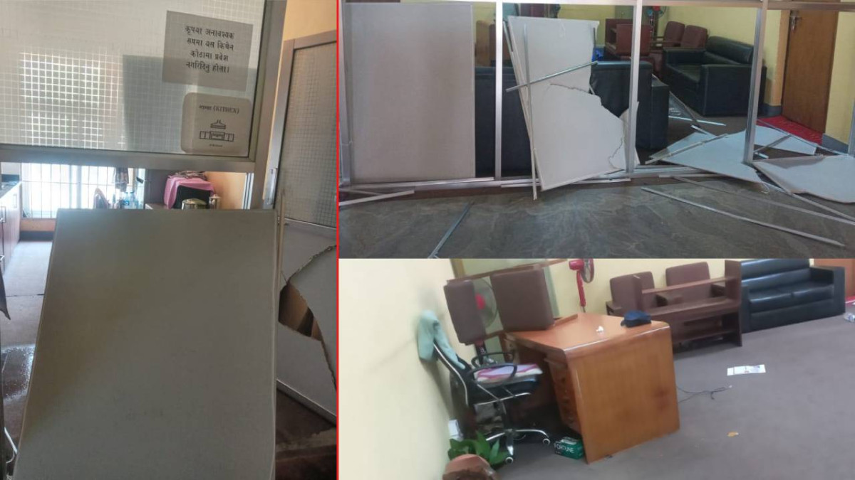 उपकुलपति केसी र शिक्षाध्यक्ष ढकालको कार्यकक्षमा तोडफोड गर्ने नेविसंघका विद्यार्थीमाथि कारवाही प्रक्रिया सुरू