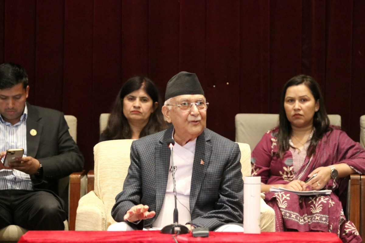 गृहमन्त्रीको राजीनामा मागेर सदन अवरुद्ध पार्नु लोकतन्त्र विपरीत: प्रधानमन्त्री ओली