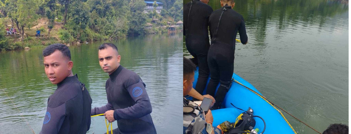 पौडी खेल्ने क्रममा बेगनास तालमा ४३ वर्षीय श्रेष्ठ बेपत्ता, गोताखोरले गर्‍यो खोजीकार्य सुरु