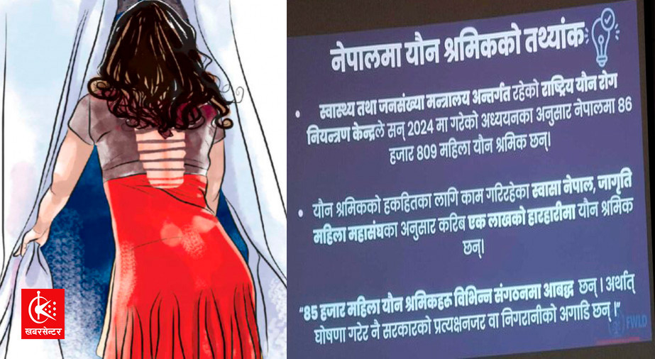 नेपालमा ८६ हजार ८०९ यौन श्रमिक