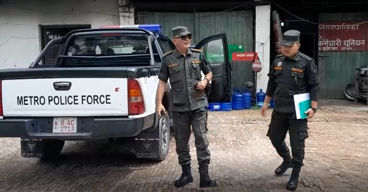 काममा फर्किए काठमाडौं महानगर प्रहरी बल प्रमुख राजु पाण्डे