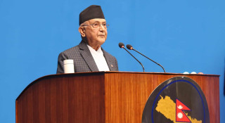 प्रधानमन्त्री ओलीले प्रतिनिधि सभालाई सम्बोधन गर्दै