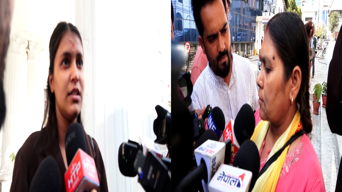 विपिन जोशीकी आमा र बहिनीले भेटे प्रधानमन्त्री