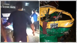 धनुषामा बसले अटोरिक्सालाई ठक्कर दिँदा एकै परिवारका तीनसहित ४ जनाको मृत्यु