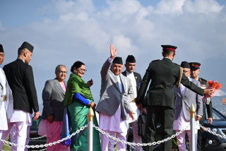 राष्ट्रपति पौडेल कतार प्रस्थान (तस्बिरसहित)