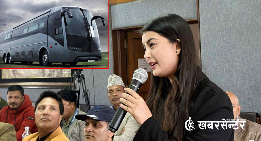 नीति शाहले मन्त्री खरेलसँग भनेः सुटिङमा शौचालयको समस्या छ, भ्यानिटी भ्यान चाहियो