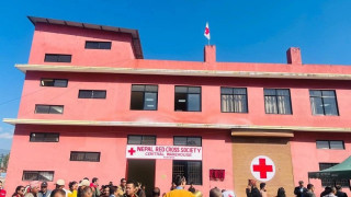 भक्तपुरमा रेडक्रसकाे केन्द्रीय गोदामघर तयार