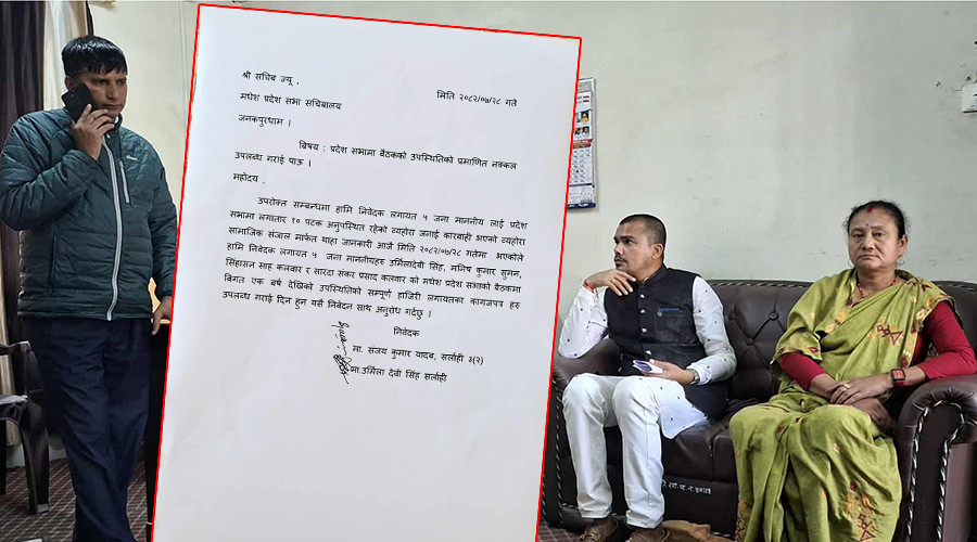 पदमुक्त भएका मधेशका ५ सांसदले मागे हाजिरी रेकर्ड