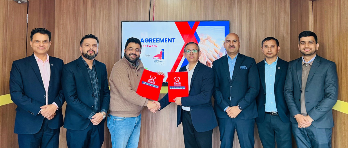 सन नेपाल लाइफ र लुम्बिनी वर्ल्ड पीस फोरमबीच सम्झौता