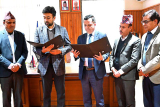 प्रोटेक्टिभ माइक्रो इन्स्योरेन्सका नवनियुक्त अध्यक्षद्वारा सपथ ग्रहण